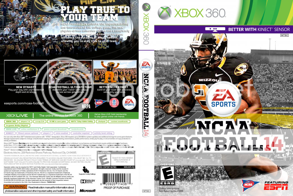 NCAA Football 14 Custom Covers Page 175 Operation Sports Forums